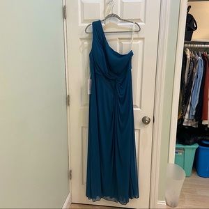 NWT Azazie Bridesmaid dress Brooke, ink blue, size 18